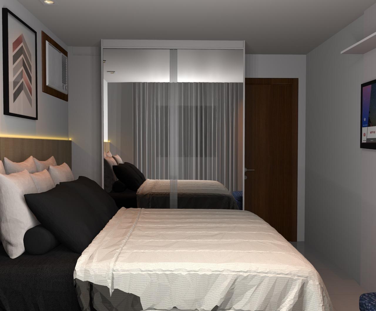 Quarto planejado em Brusque